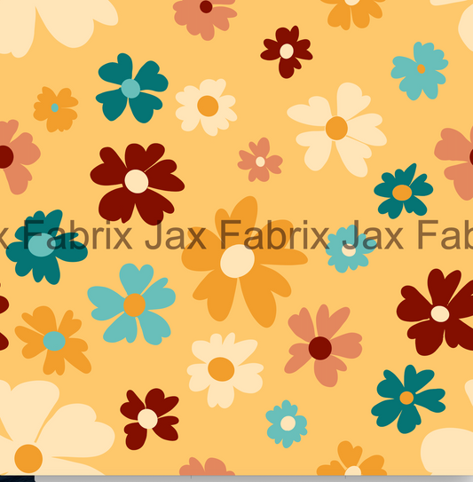 Groovy Floral Yellow AMD147