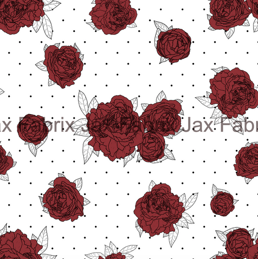 Sweetheart Red Floral AMD157
