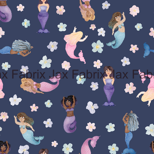 Mermaid Cove Navy AMD183