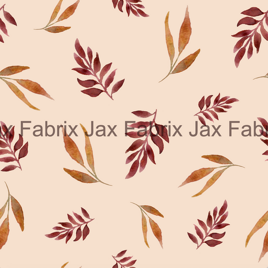 Pumpkin Spice Autumn Leaves Cream AMD222