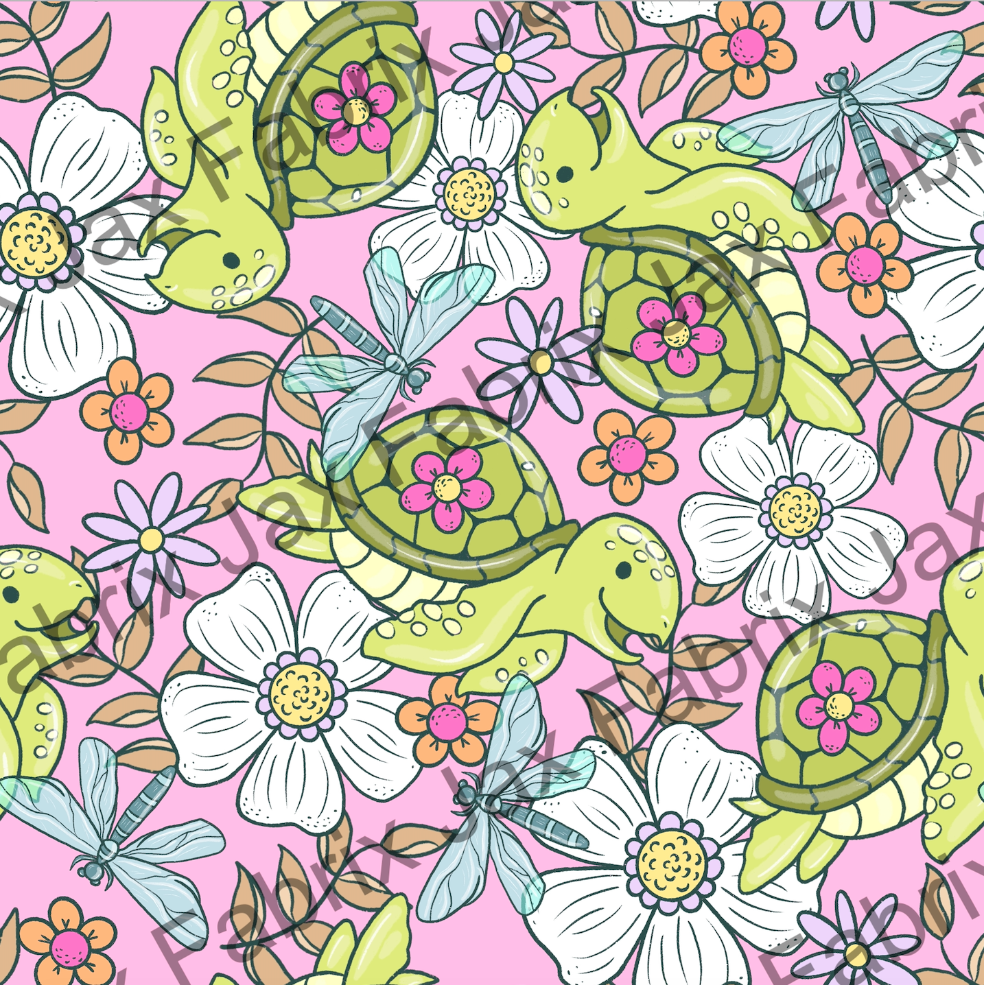 Floral Turtles AWM103