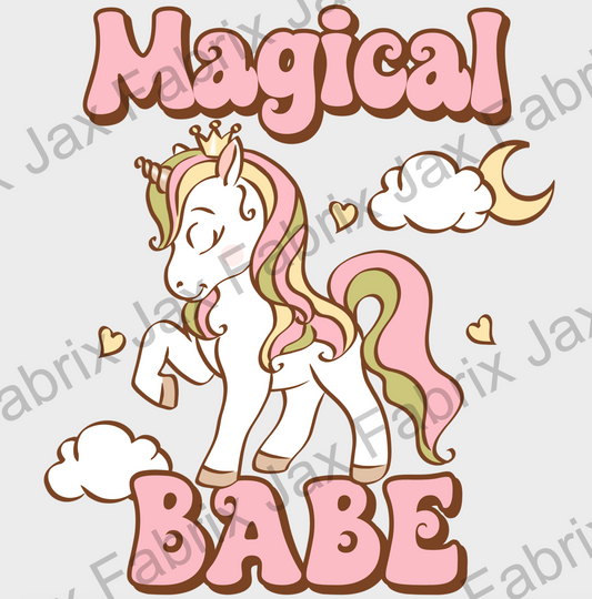 Magical Unicorn PNG MDC100