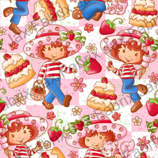 Strawberry Girl Check ZR153