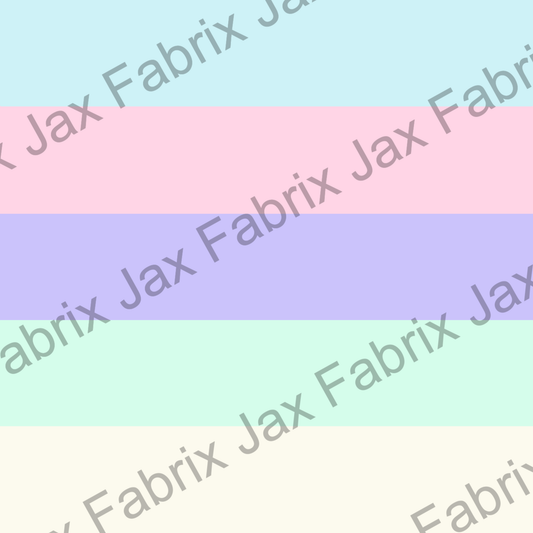 Unicorn And Seahorse Stripes RAE241