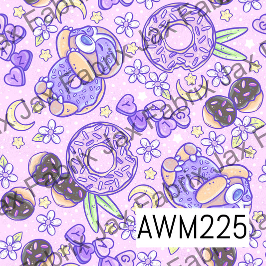 Donuts Purple AWM225