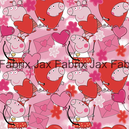 Valentine Pink Pig DRD15
