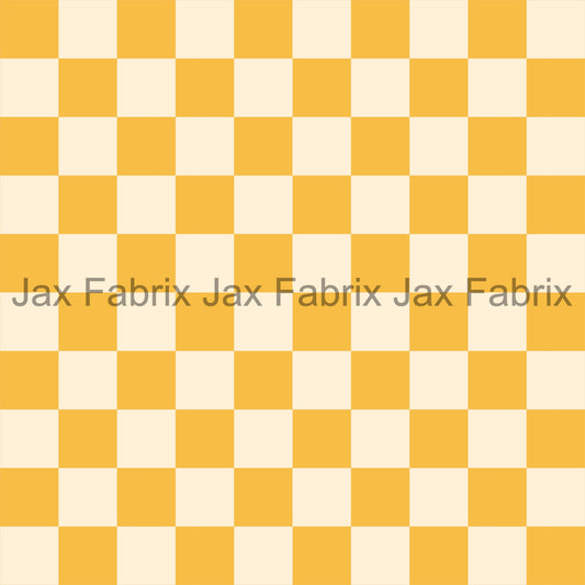 Yellow Tan Checkers LD198