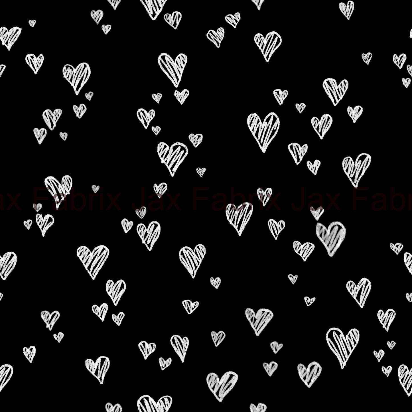 Sweetheart Chalkboard Scribble Hearts AMD161