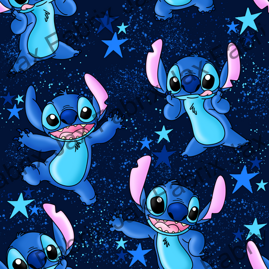 Dark Blue Star Alien ZR116