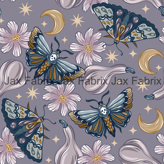 Moth Floral Purple EVB33