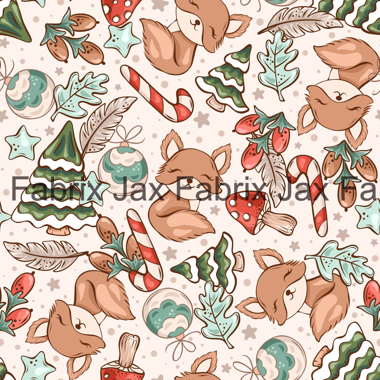 Christmas Woodland Fox EVB50