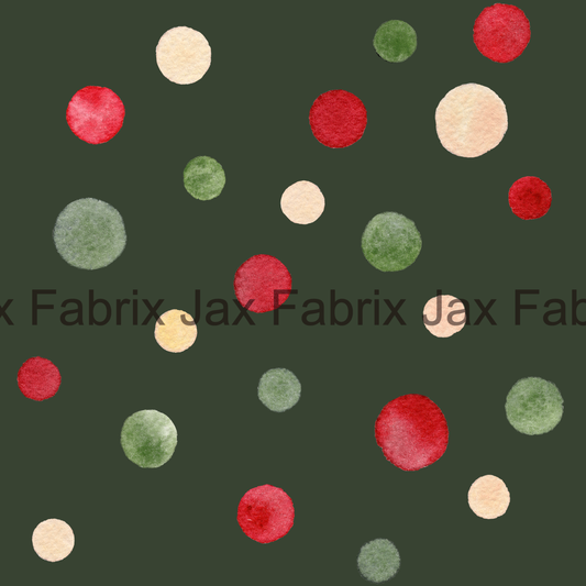 Deck The Halls Holiday Dots On Fern AMD3