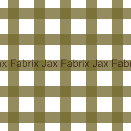 Pumpkin Spice Olive Gingham AMD231