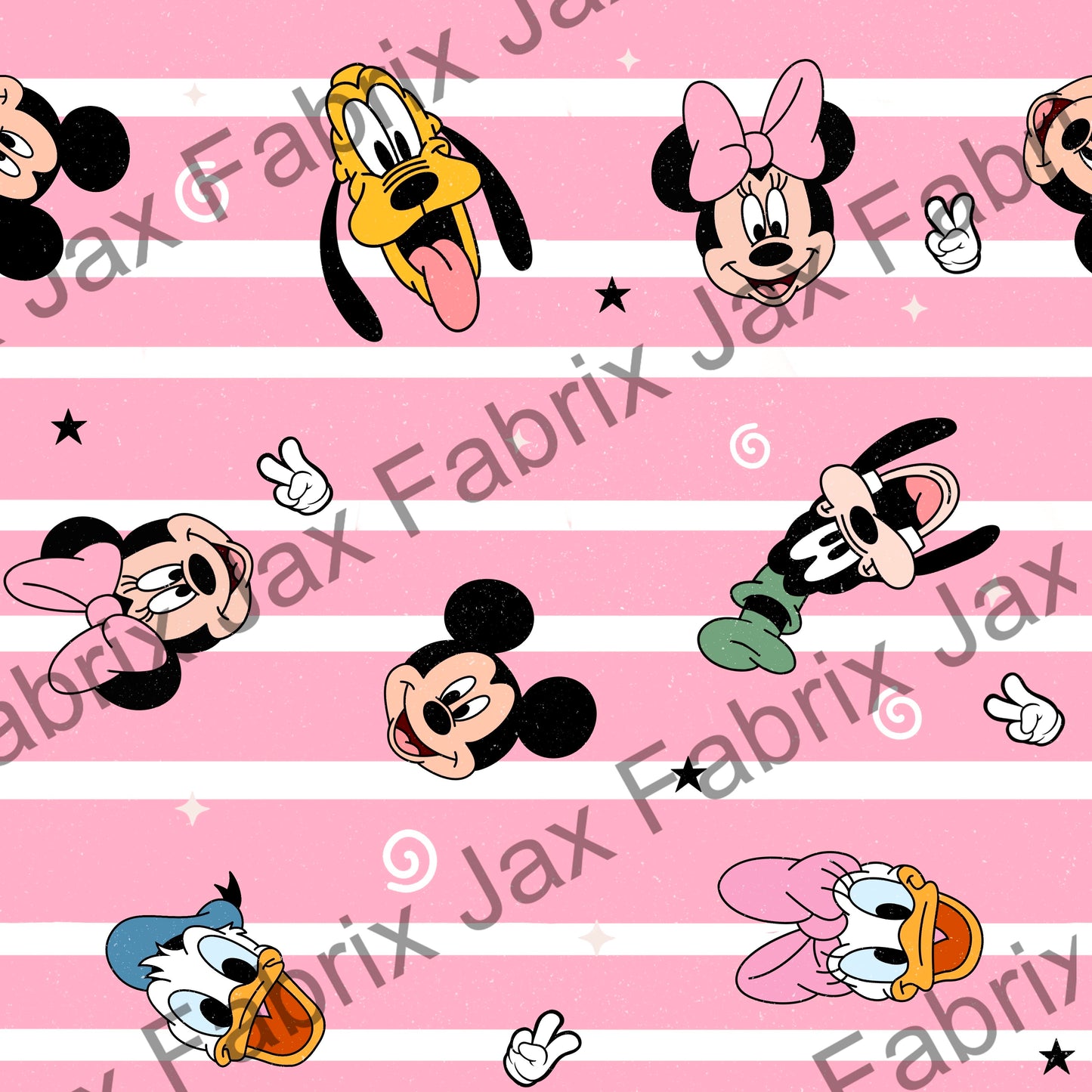 Pink Mouse Stripes BP118