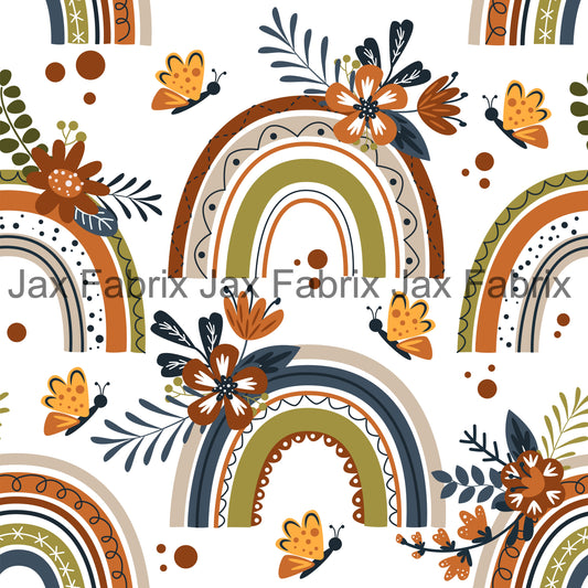 Fall Rainbow Floral INH7