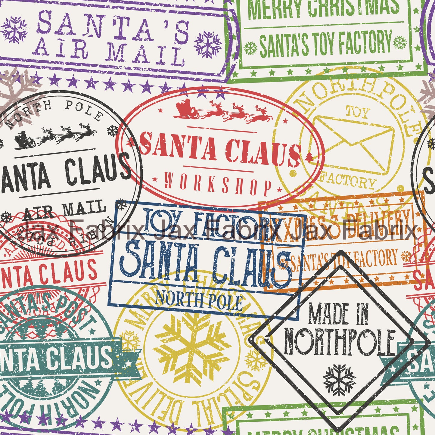 Santas Stamps INH69