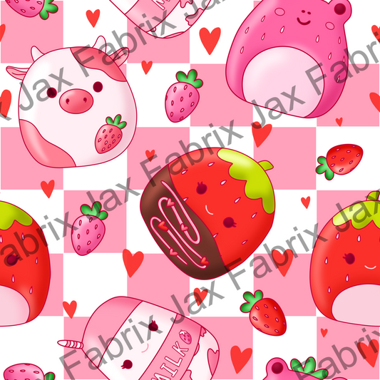 Strawberry Squish Check ZR133
